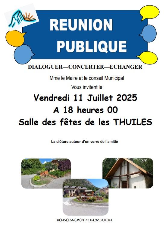 Réunion publique 2025