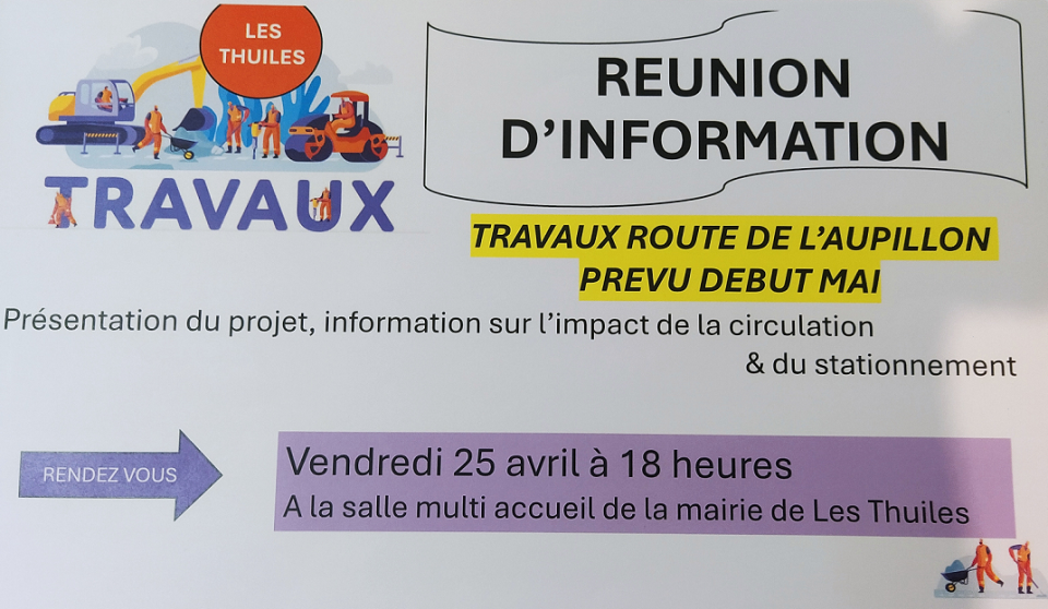 Réunion publique l'Aupillon Réunion publique l'Aupillon