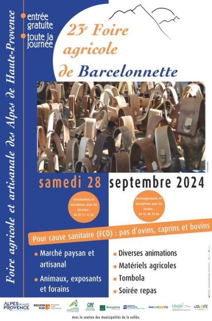 23ème foire agricole Barcelonnette
