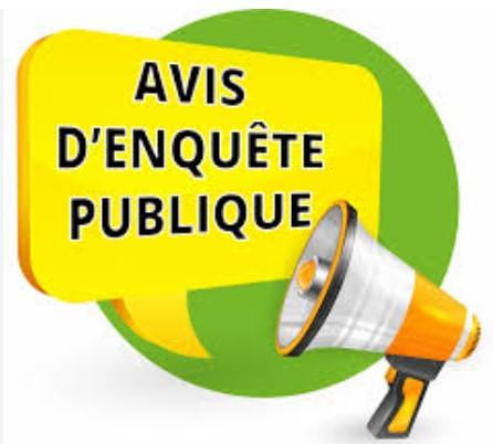Avis enquête publique