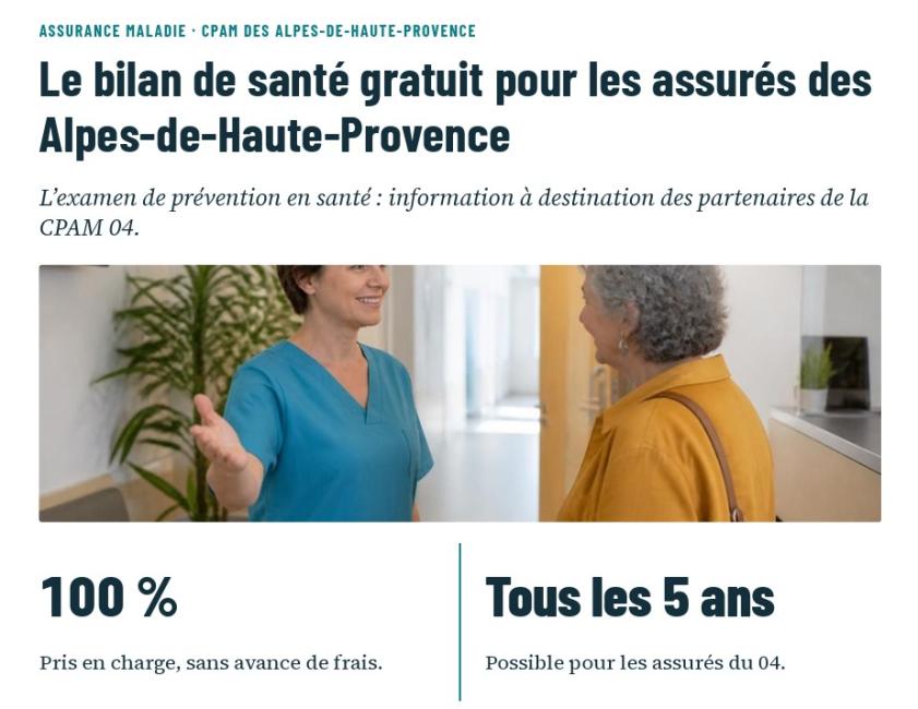 Bilan de santé 04