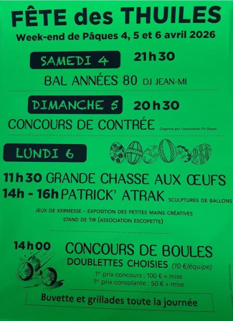 Fête des Thuiles 2026
