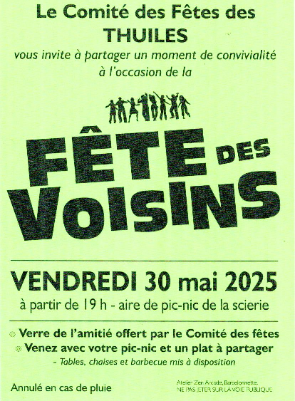 Fête des voisins 2025
