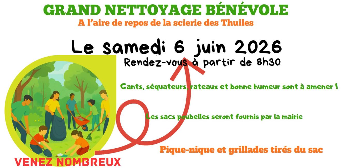 grand nettoyage scierie 2026