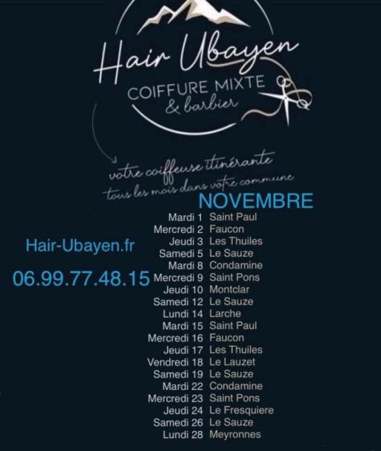 Hair Ubayen novembre