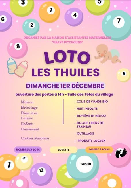 Loto 2024 les Thuiles