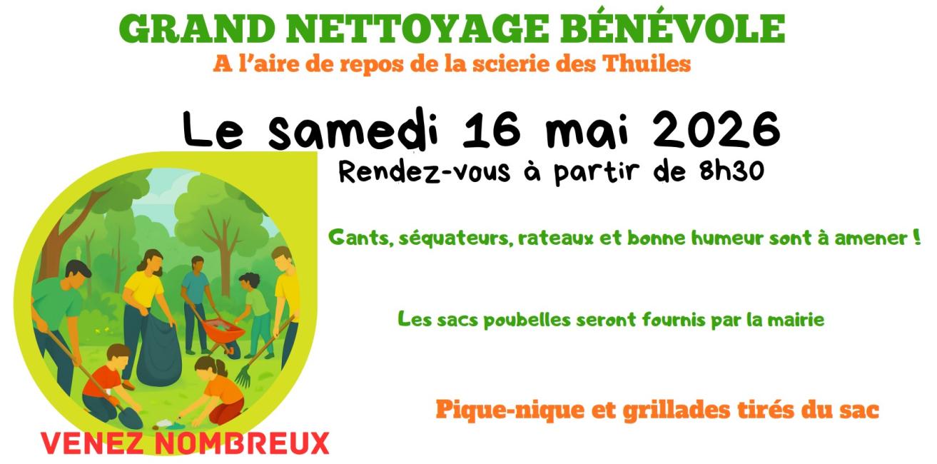Nettoyage bénévole 2026