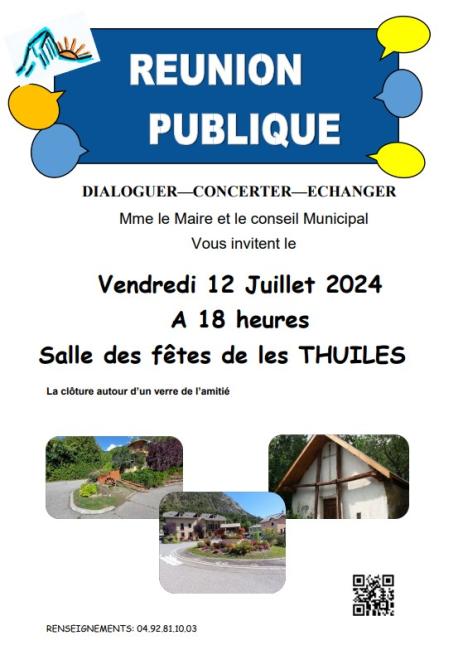 Réunion publique 2024