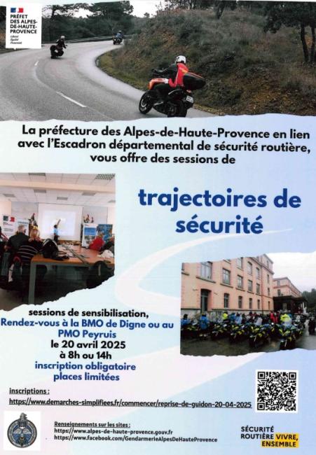 Trajectoires de sécurité