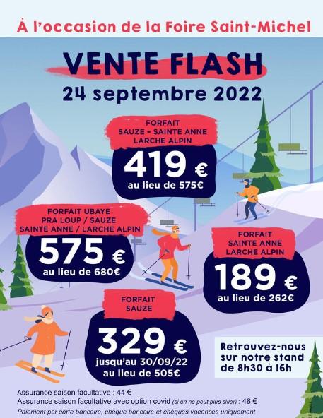 Vente flash ski