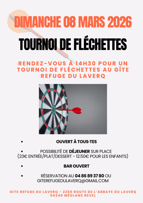 AFFICHE FLECHETTES
